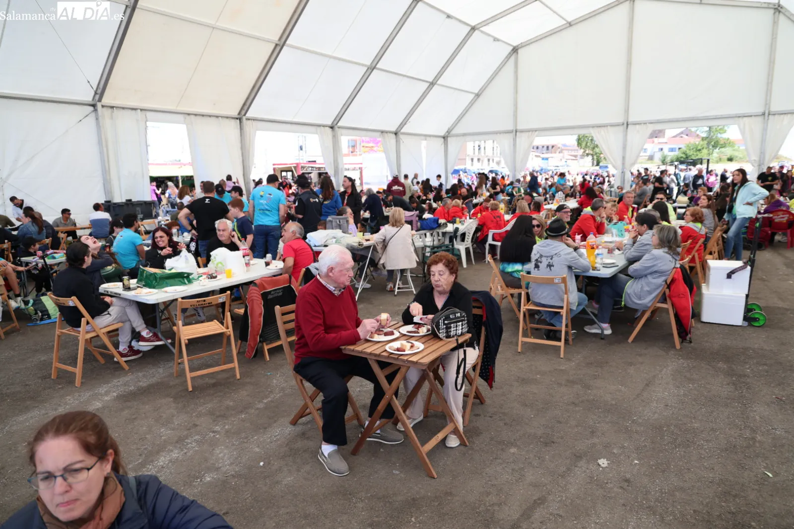 Comida tradicional en Villamayor | FOTOS: David Sañudo