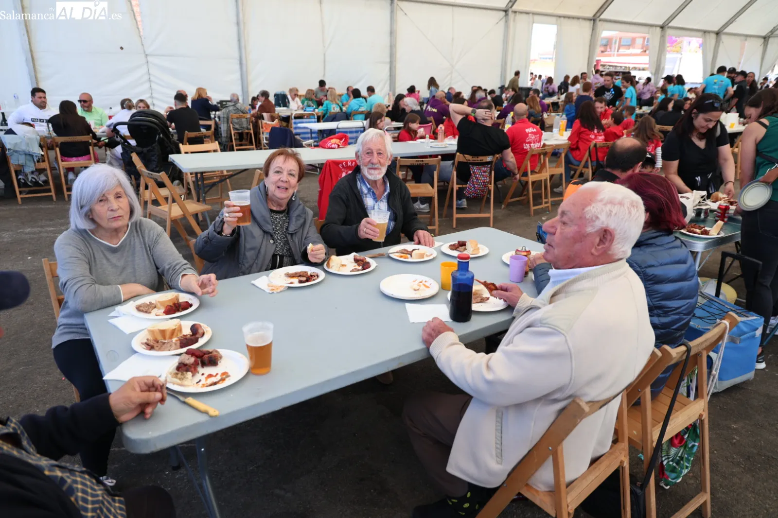 Comida tradicional en Villamayor | FOTOS: David Sañudo