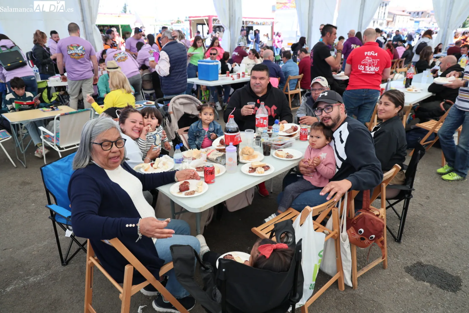 Comida tradicional en Villamayor | FOTOS: David Sañudo