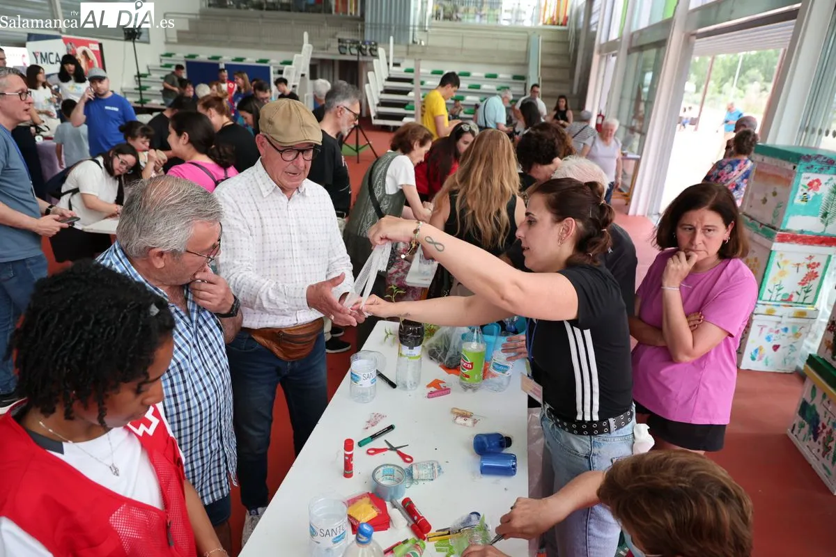 Encuentro Lúdico del Voluntariado en la lonja de los huertos urbanos de Salmanca. Fotos: David Sañudo