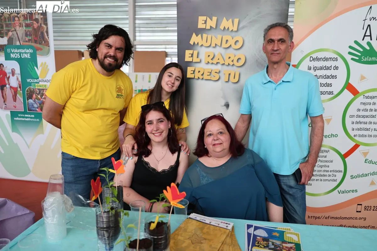 Encuentro Lúdico del Voluntariado en la lonja de los huertos urbanos de Salmanca. Fotos: David Sañudo