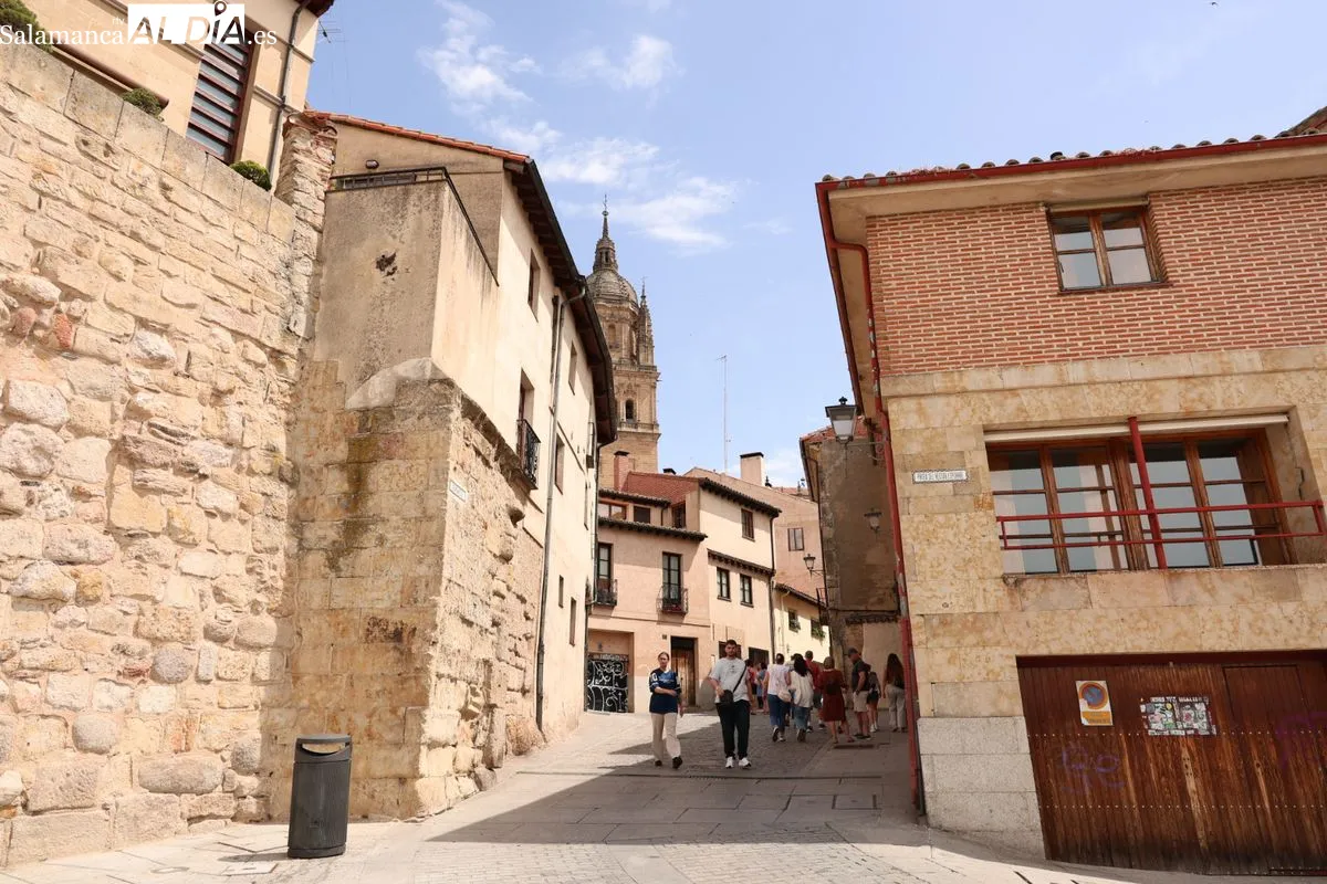 Ambiente en el centro de Salamanca este domingo. Fotos: David Sañudo