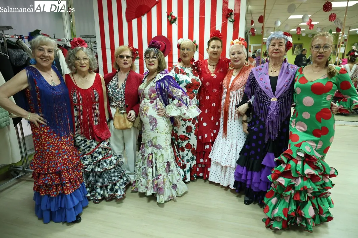 Celebración de la Feria de Abril en la Casa de Andalucía en Salamanca. Fotos: David Sañudo