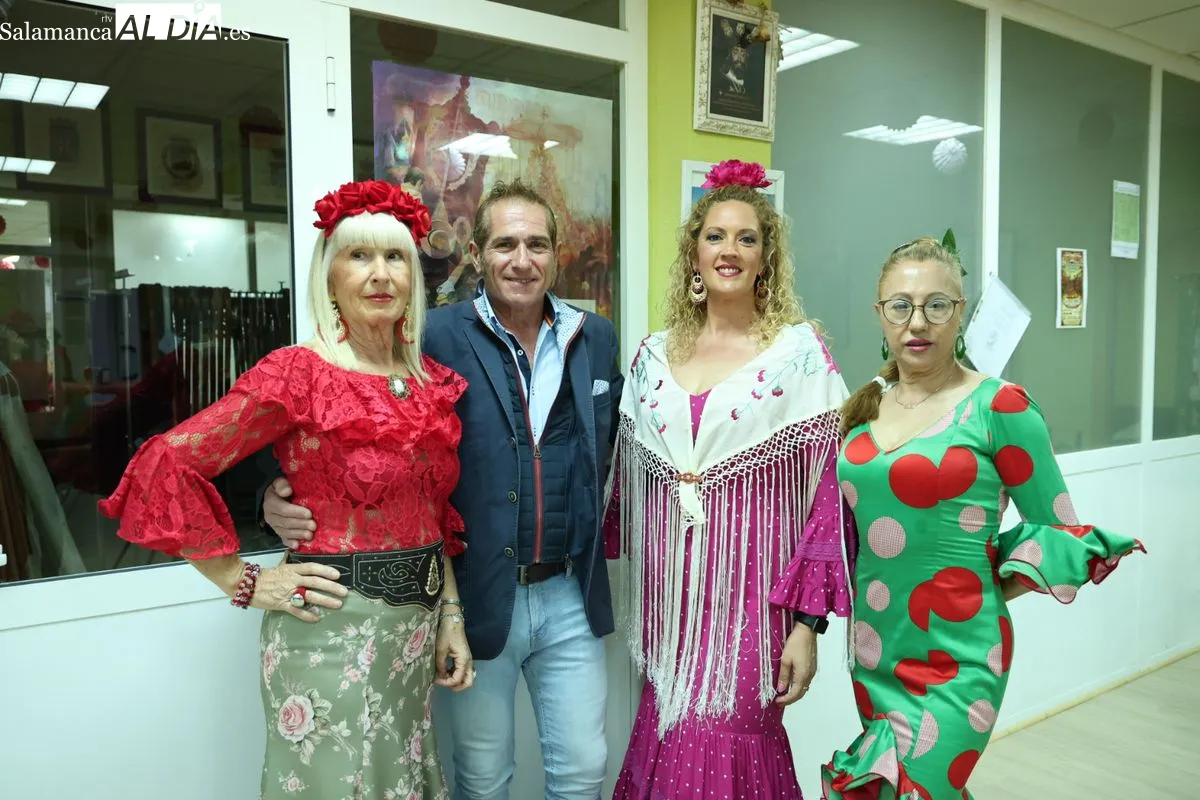 Celebración de la Feria de Abril en la Casa de Andalucía en Salamanca. Fotos: David Sañudo