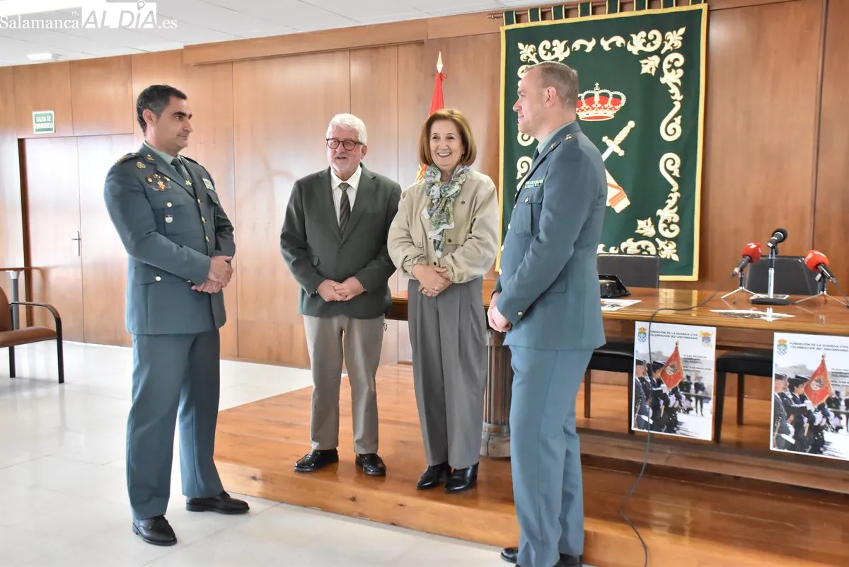 Presentación de los actos del 182 aniversario de la Fundación de la Guardia Civil en la provincia de Salamanca | FOTOS: V. Martins 