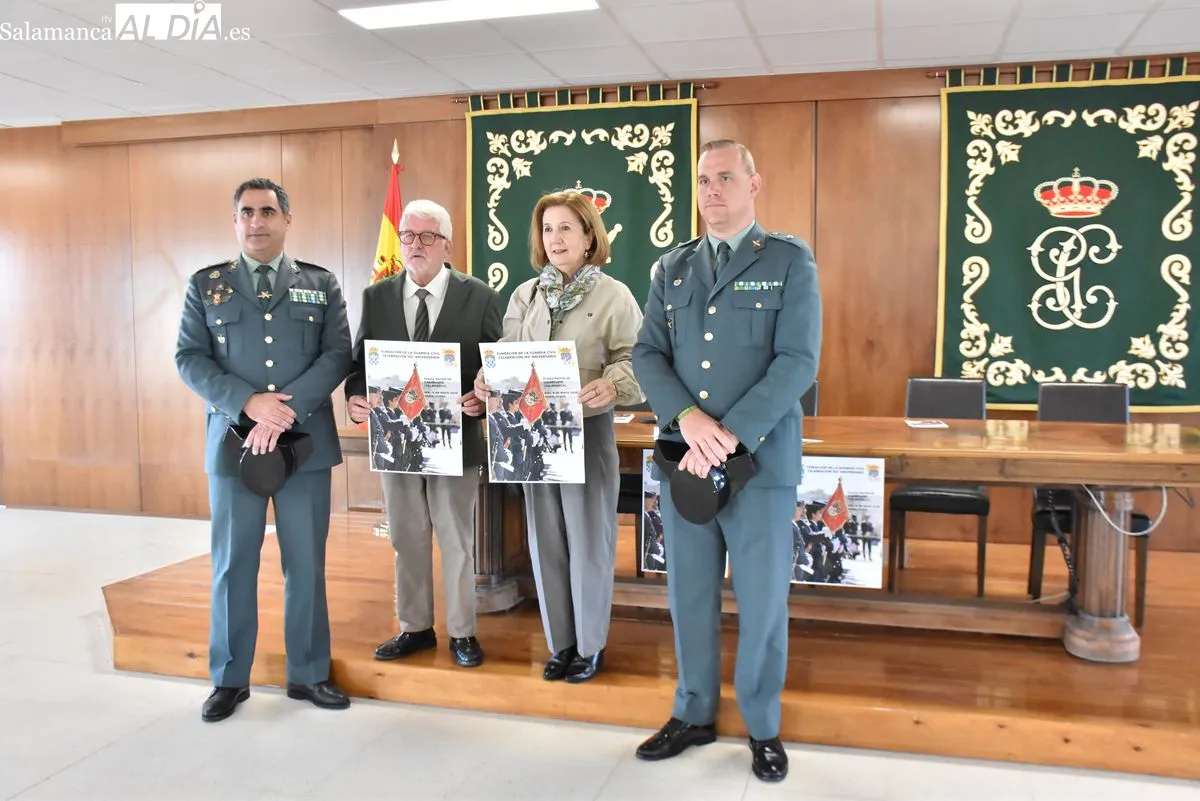 Aniversario Guardia Civil en Galinduste: actos y desfile