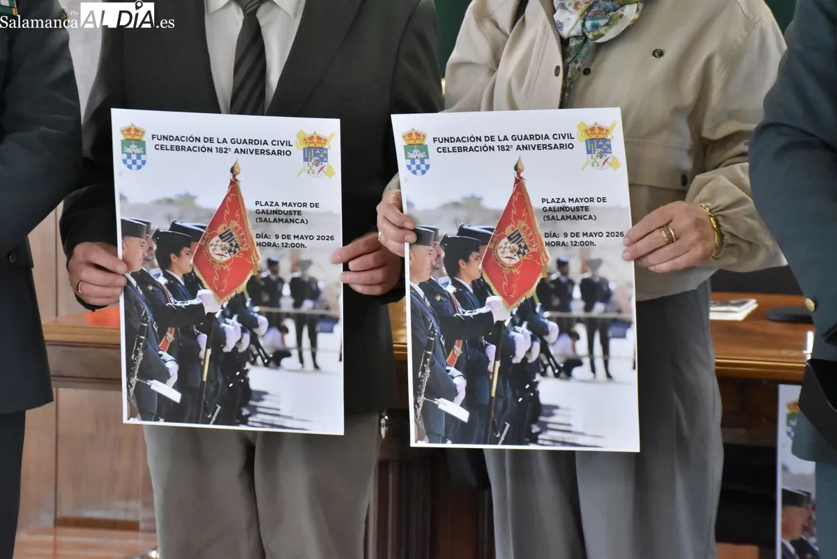 Presentación de los actos del 182 aniversario de la Fundación de la Guardia Civil en la provincia de Salamanca | FOTOS: V. Martins 