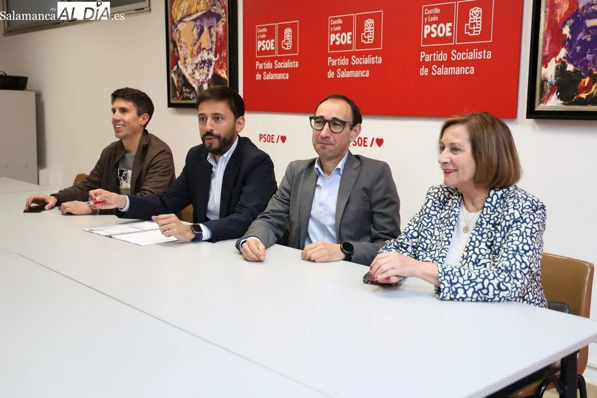 Reunión de trabajo del PSOE de Salamanca. Foto de David Sañudo