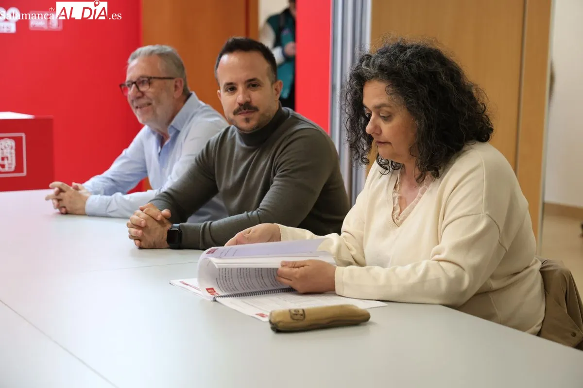 Reunión de trabajo del PSOE de Salamanca. Foto de David Sañudo