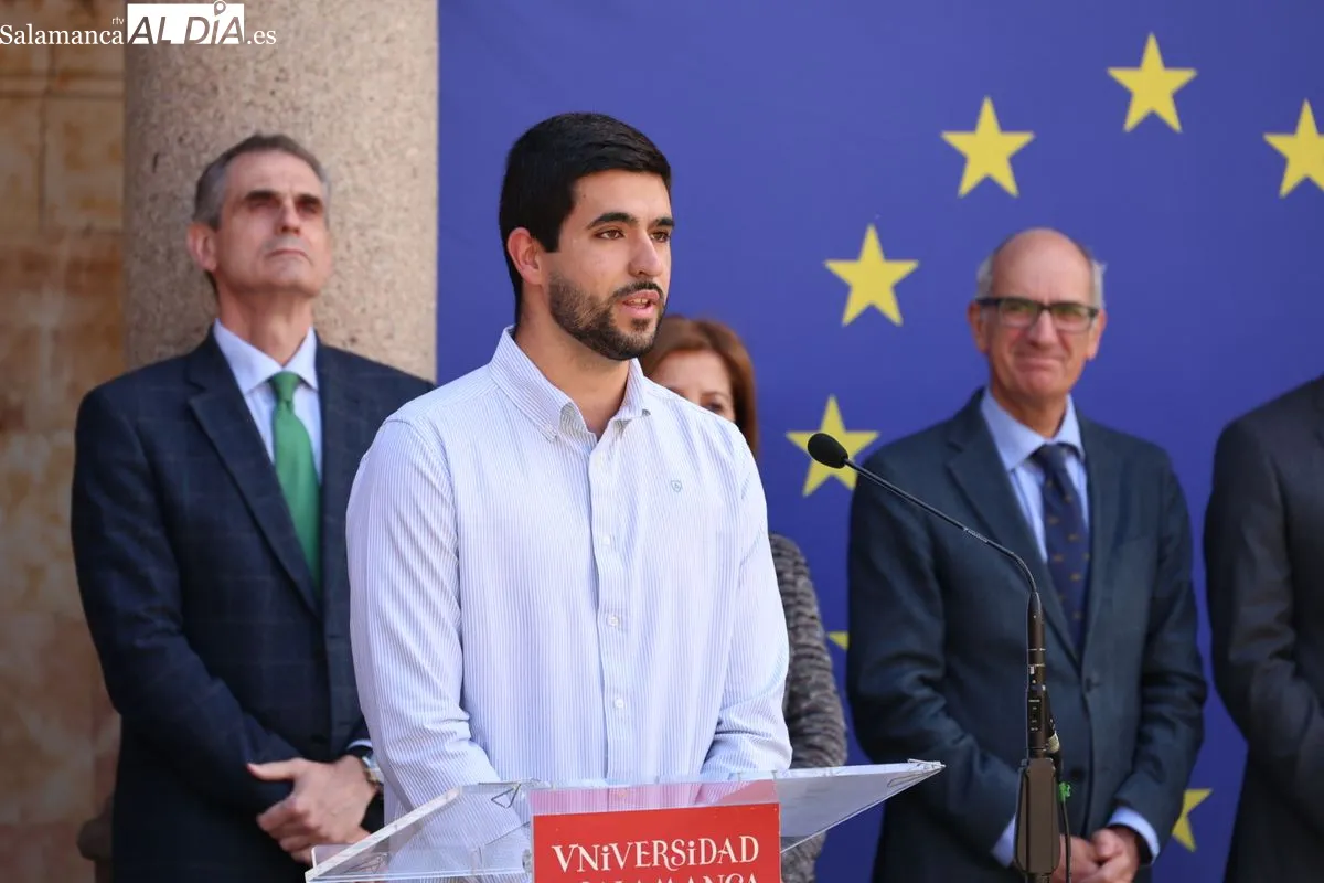 La USAL reivindica el legado de la Escuela de Salamanca durante la celebración del Día de Europa