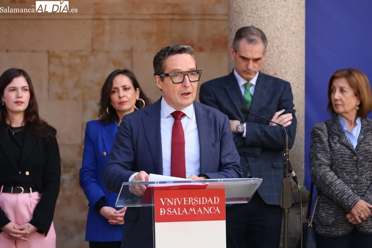 La USAL reivindica el legado de la Escuela de Salamanca durante la celebración del Día de Europa