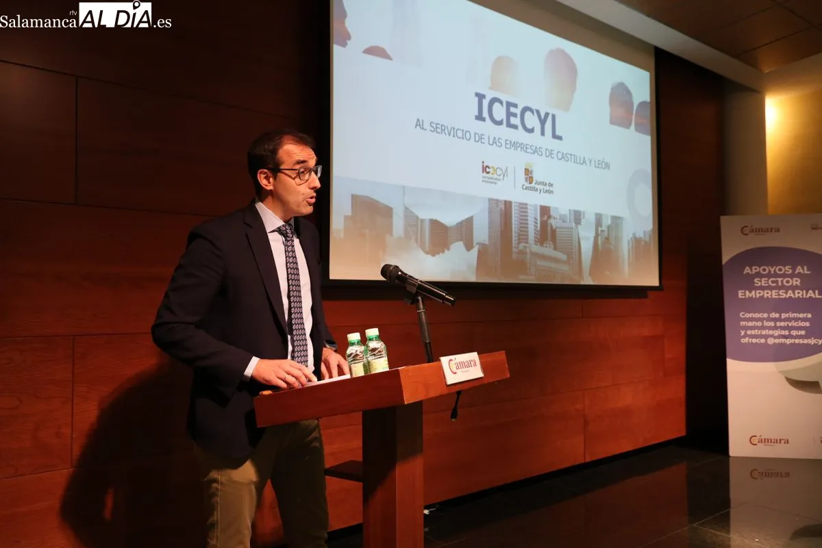El Instituto para la Competitividad Empresarial (ICECYL) presenta en Salamanca nuevas líneas de apoyo económico dirigidas a autónomos y micropymes. Foto de David Sañudo