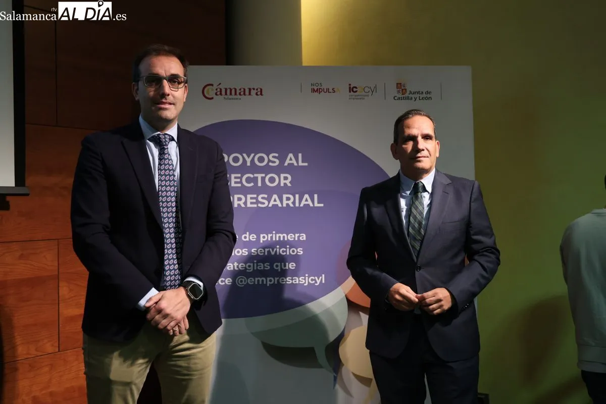 El Instituto para la Competitividad Empresarial (ICECYL) presenta en Salamanca nuevas líneas de apoyo económico dirigidas a autónomos y micropymes. Foto de David Sañudo