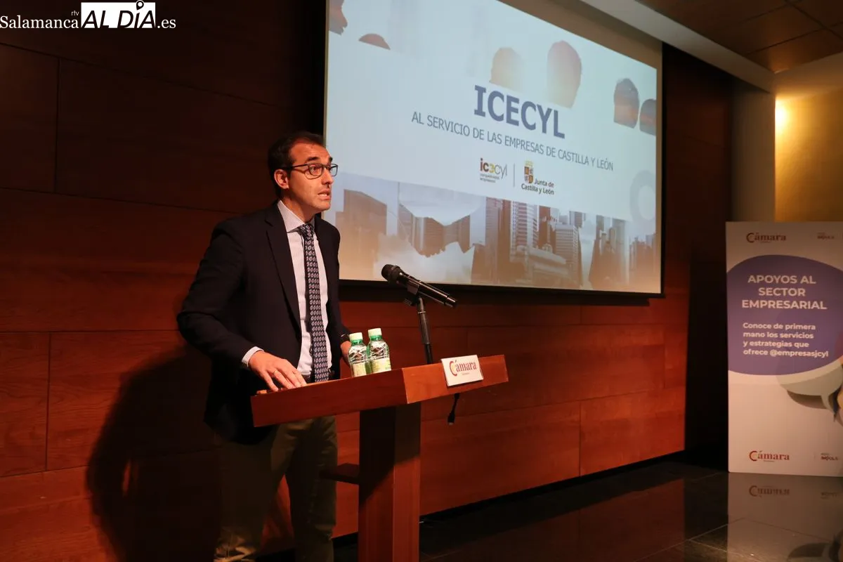 El Instituto para la Competitividad Empresarial (ICECYL) presenta en Salamanca nuevas líneas de apoyo económico dirigidas a autónomos y micropymes. Foto de David Sañudo