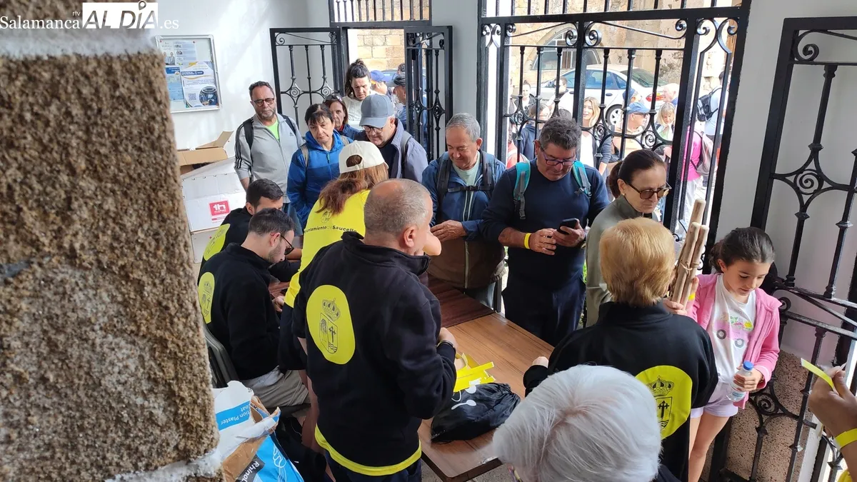 Buena participación en la XII Marcha Solidaria de Saucelle / CORRAL