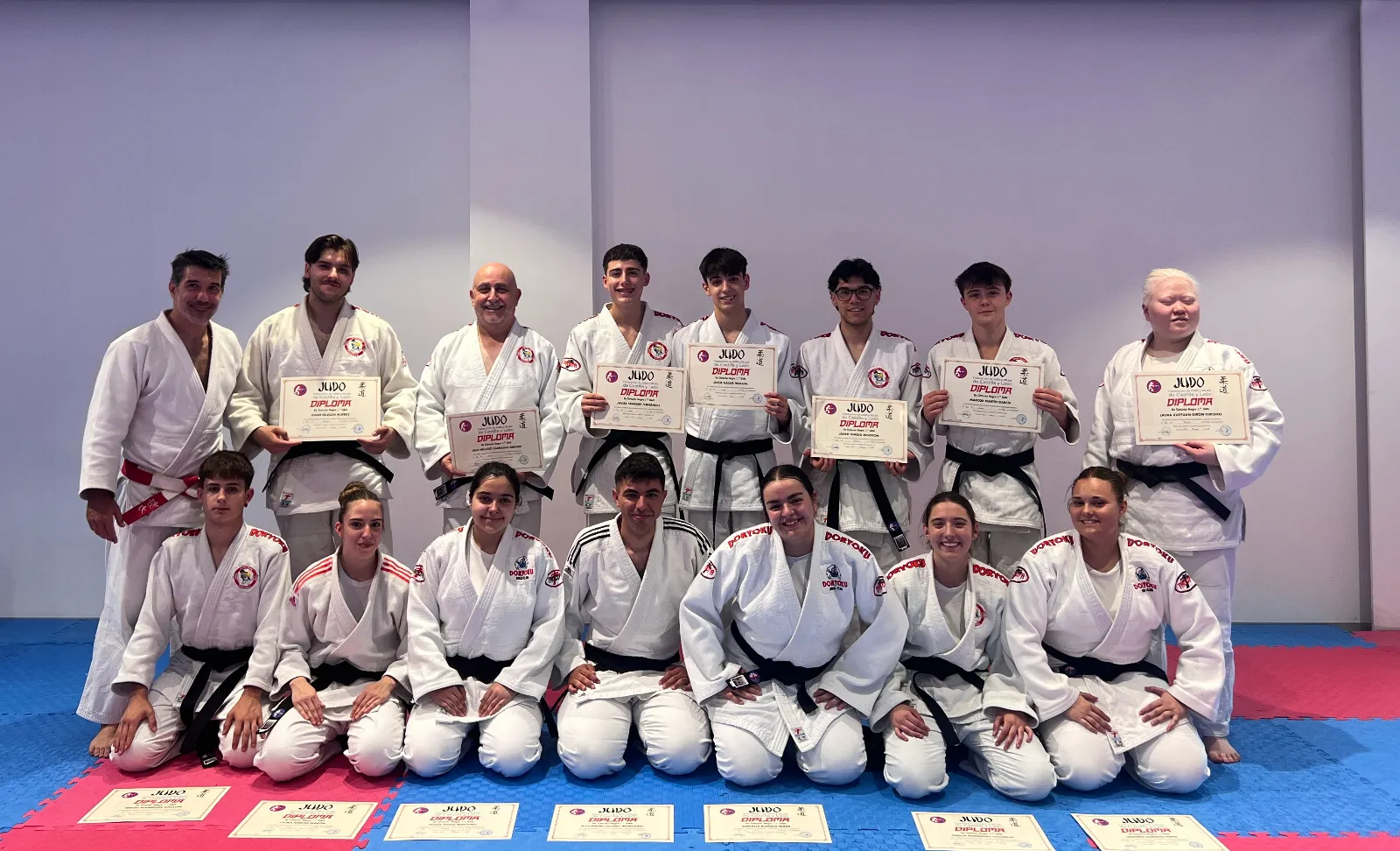 El Club Doryoku reafirma su crecimiento con 18 nuevos cinturones negros y un nuevo 3º DAN