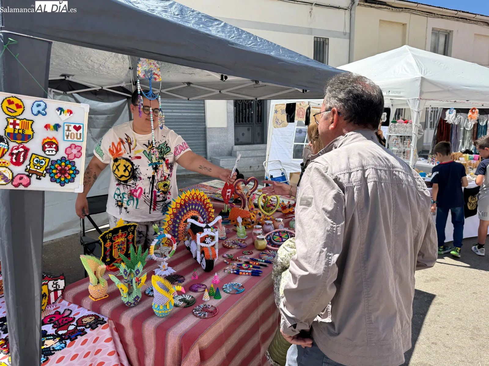 Foto 5 - Las fiestas de San Isidro se despiden con gran ambiente en Cantalpino en su novedoso Mercado Artesanal