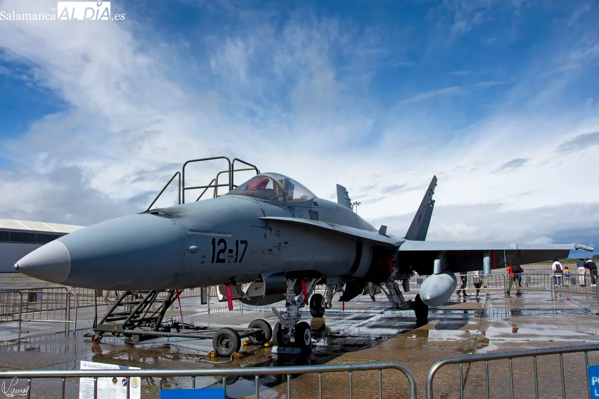 Jornada de puertas abiertas en la  Base Aérea de Matacán. Foto de Manuel Lamas