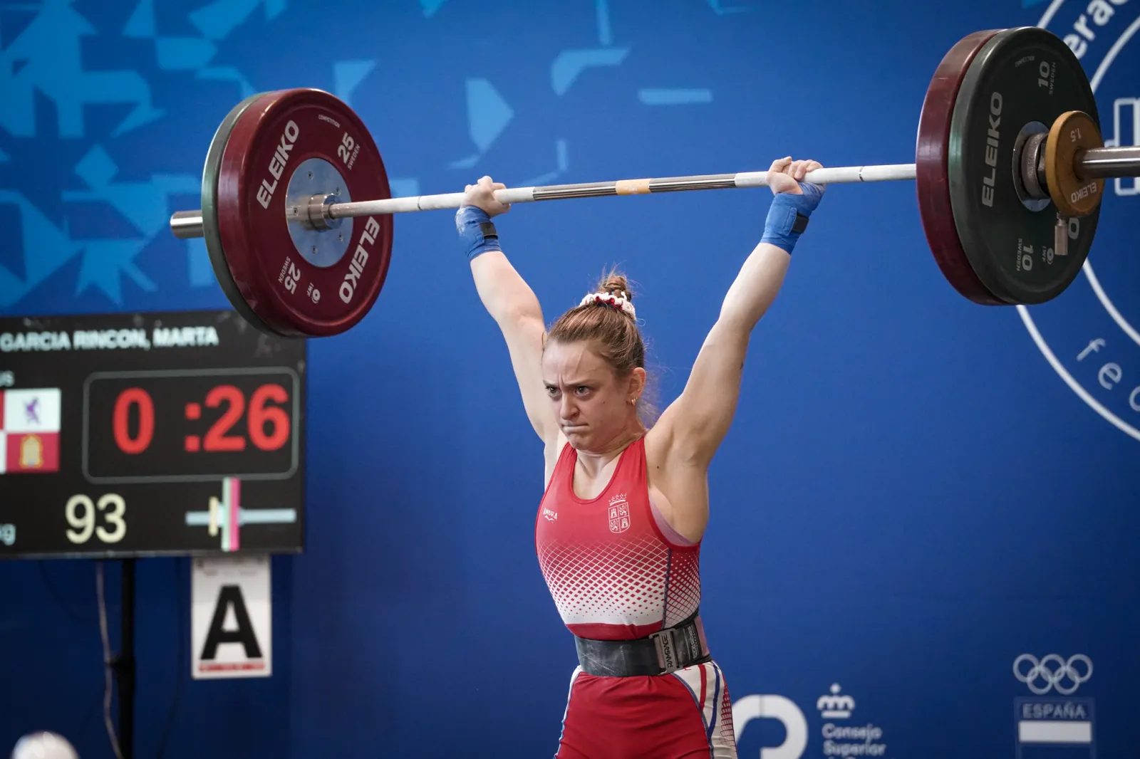 Marta García logra la mínima para el Mundial de Halterofilia