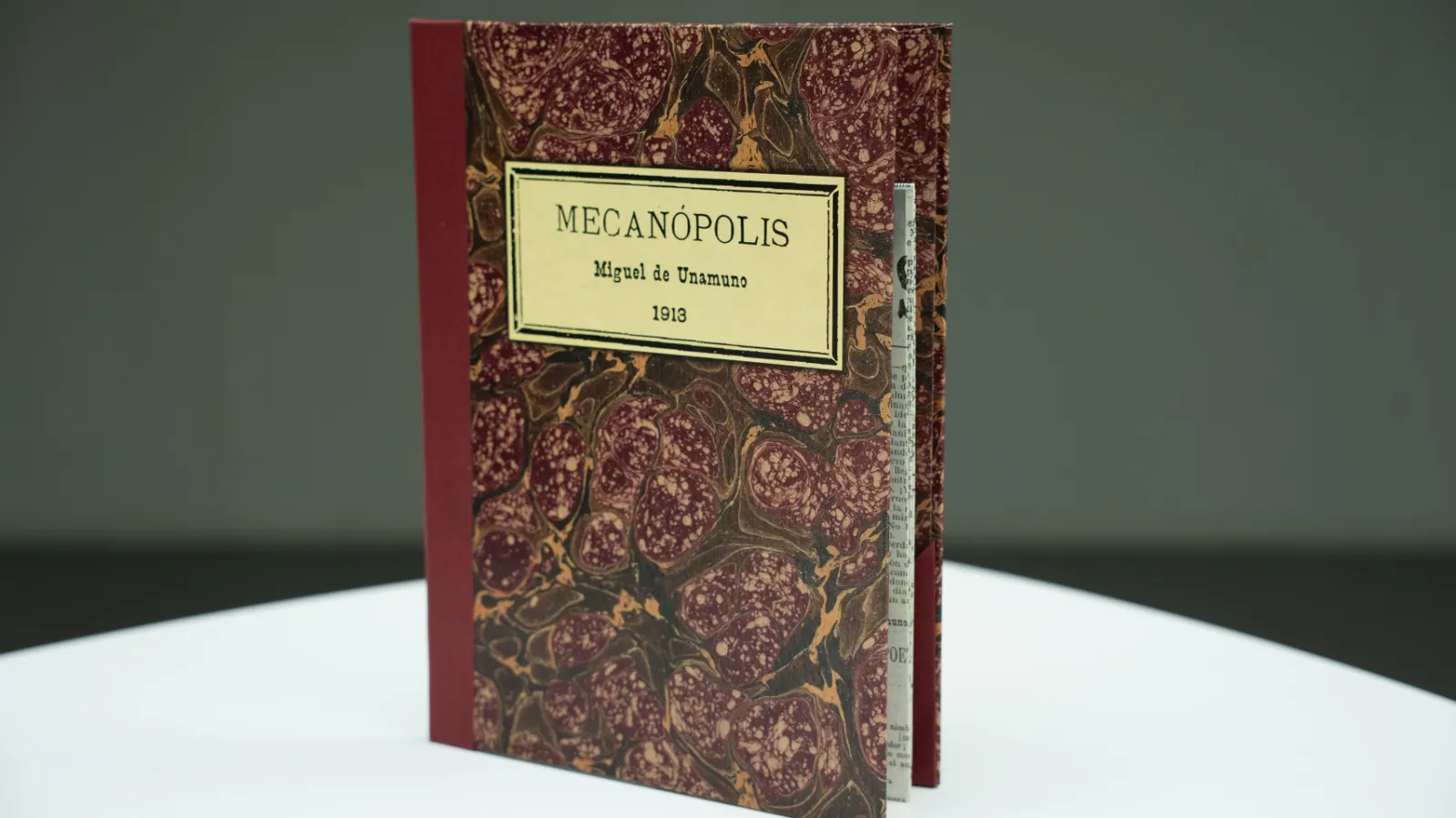 Foto 4 - El rescate de 'Mecan&oacute;polis' desvela la estrecha relaci&oacute;n entre Unamuno y H.G. Wells