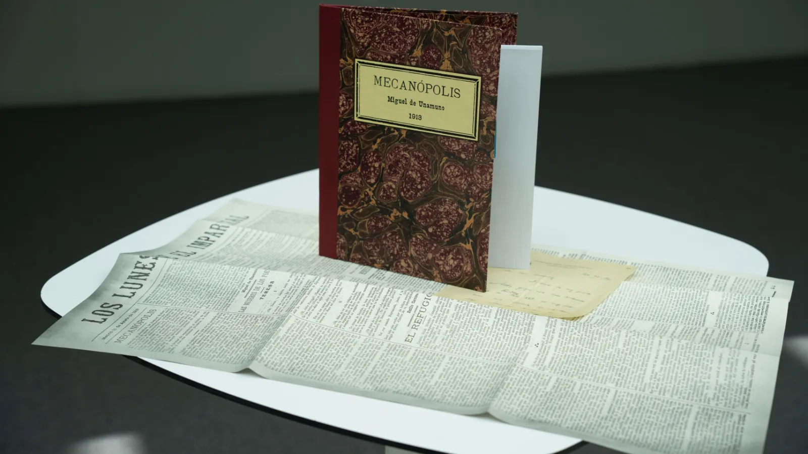Foto 2 - El rescate de 'Mecan&oacute;polis' desvela la estrecha relaci&oacute;n entre Unamuno y H.G. Wells