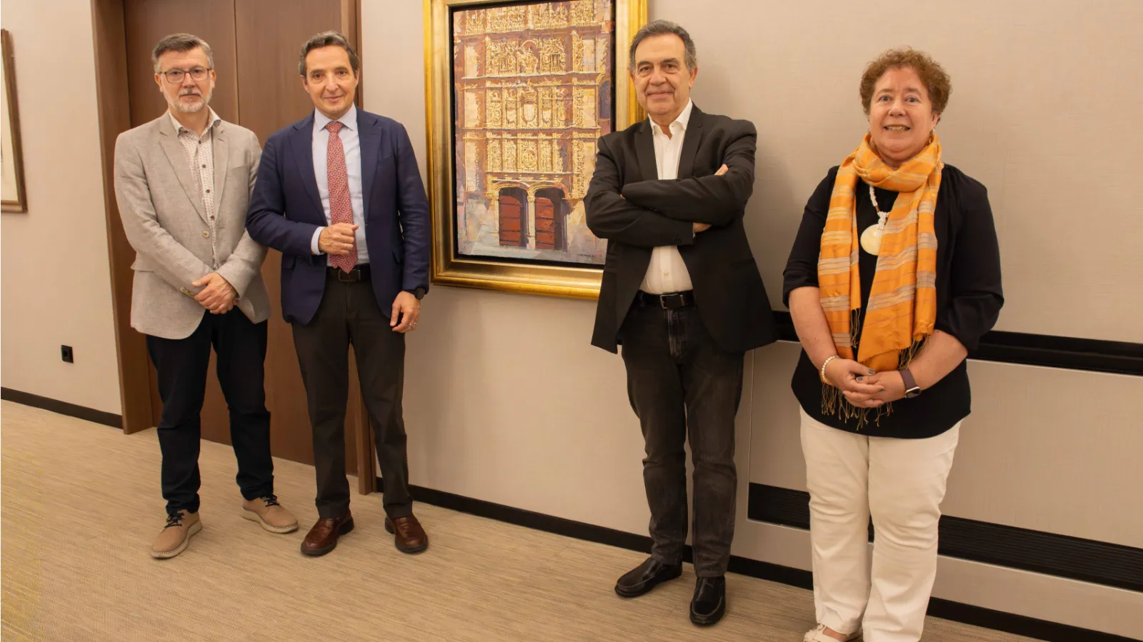 El cuadro Universitas de Muñoz Bernardo, donado a la USAL