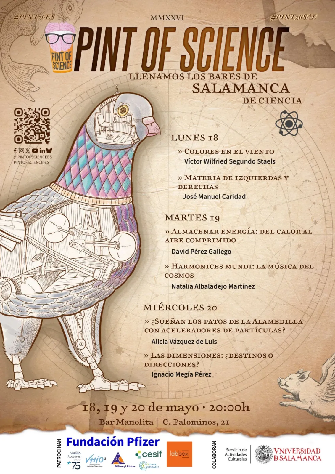 Foto 2 - Investigadores de la USAL llevan la ciencia a los bares. Fechas y horarios de las 18 charlas