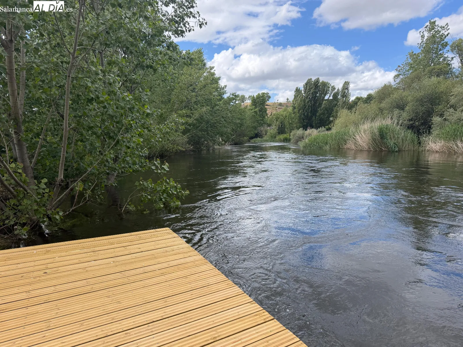 Así es el nuevo embarcadero del Tormes para disfrutar del río y la naturaleza sin salir de Salamanca | FOTOS: V. Martins