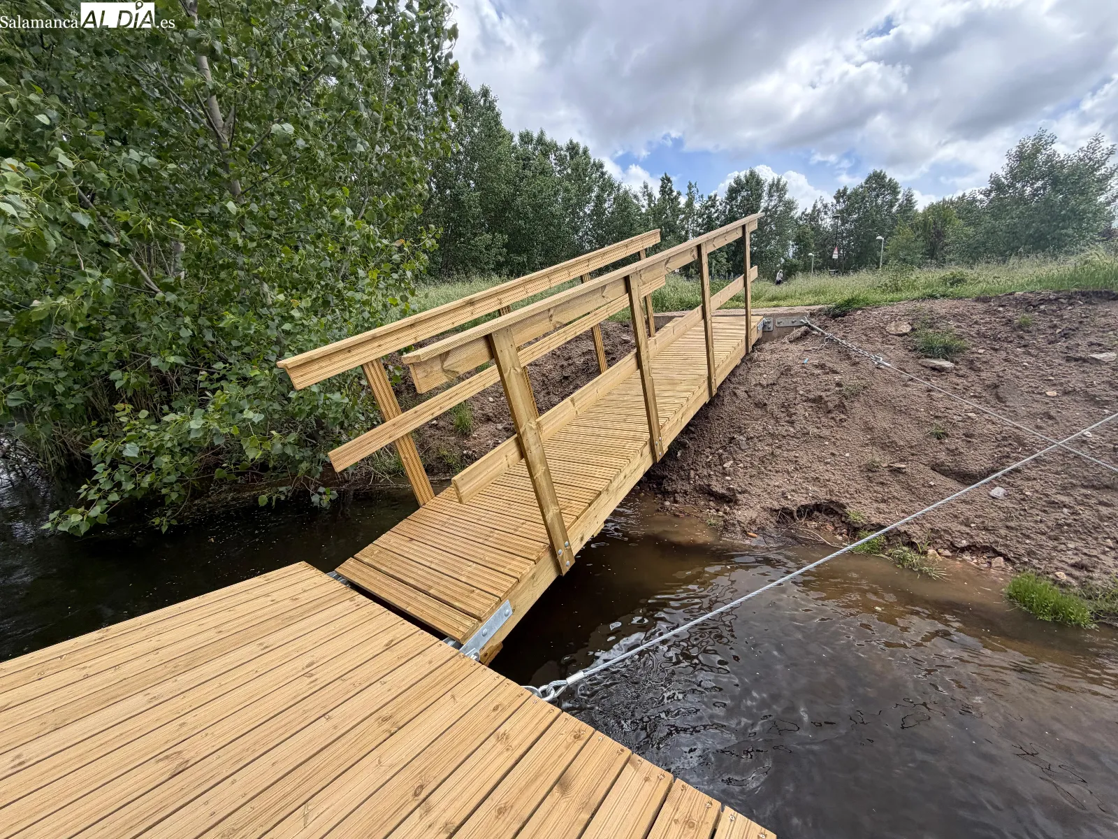 Así es el nuevo embarcadero del Tormes para disfrutar del río y la naturaleza sin salir de Salamanca | FOTOS: V. Martins
