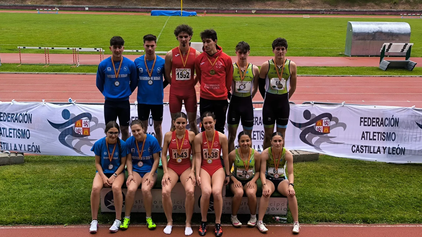 Club Atletismo Universidad de Salamanca campeón autonómico relevos