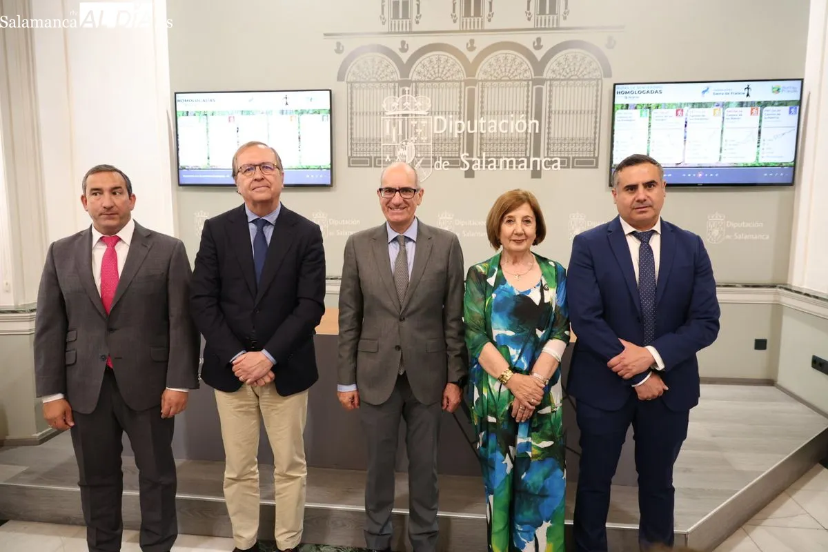 La Diputación de Salamanca ha presentado los proyectos de homologación de senderos y señalización unificada en la Sierra de Francia. Foto de David Sañudo