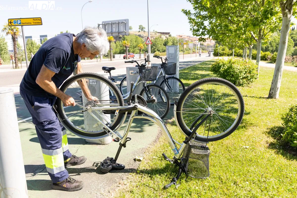 Cómo funciona el mantenimiento diario de Salenbici en Salamanca