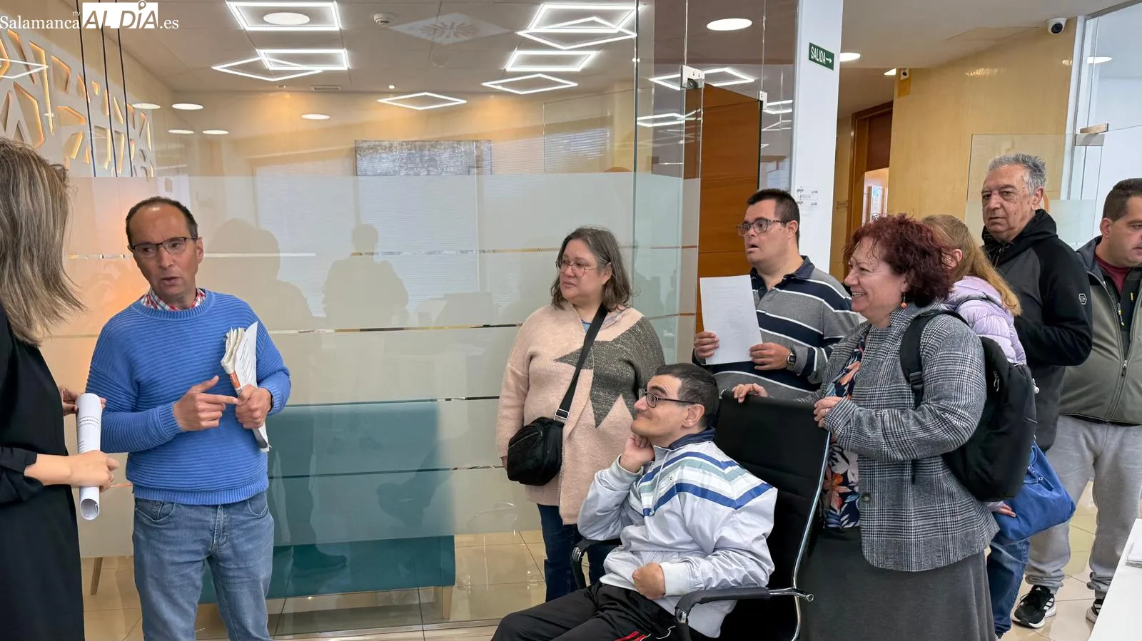 Usuarios de Aspar 'La Besana' descubren el trabajo periodístico en SALAMANCArtv AL DÍA