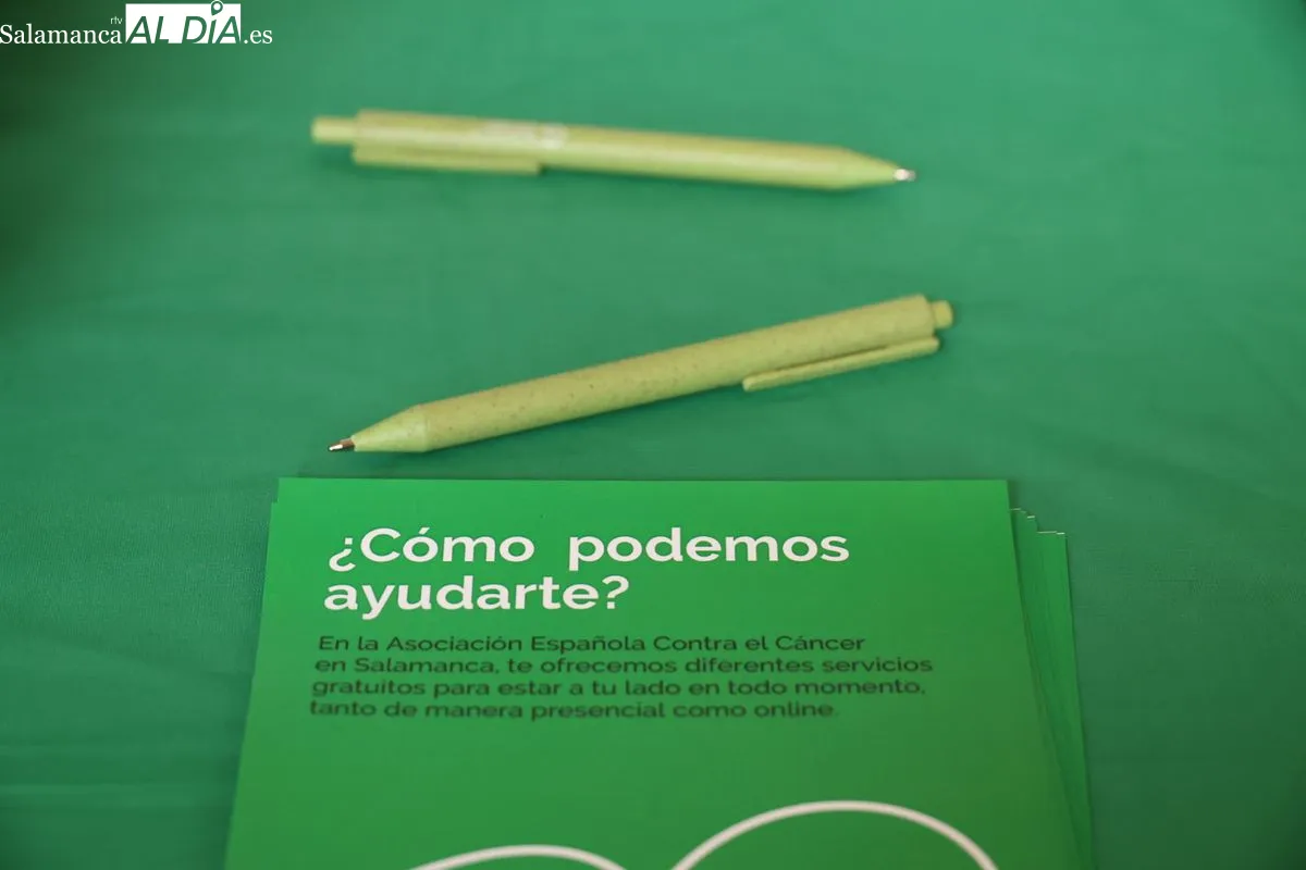 La Asociación Española Contra el Cáncer (AECC) celebra su tradicional jornada de recaudación en Salamanca con 25 mesas petitorias distribuidas por la ciudad. Foto de David Sañudo