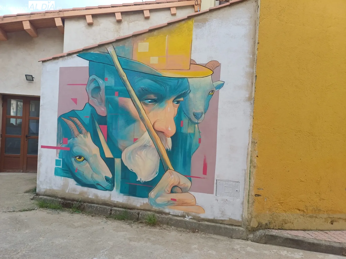 Moisés Madueño Martos , tercer premiado, III Certamen de Murales de Hinojosa