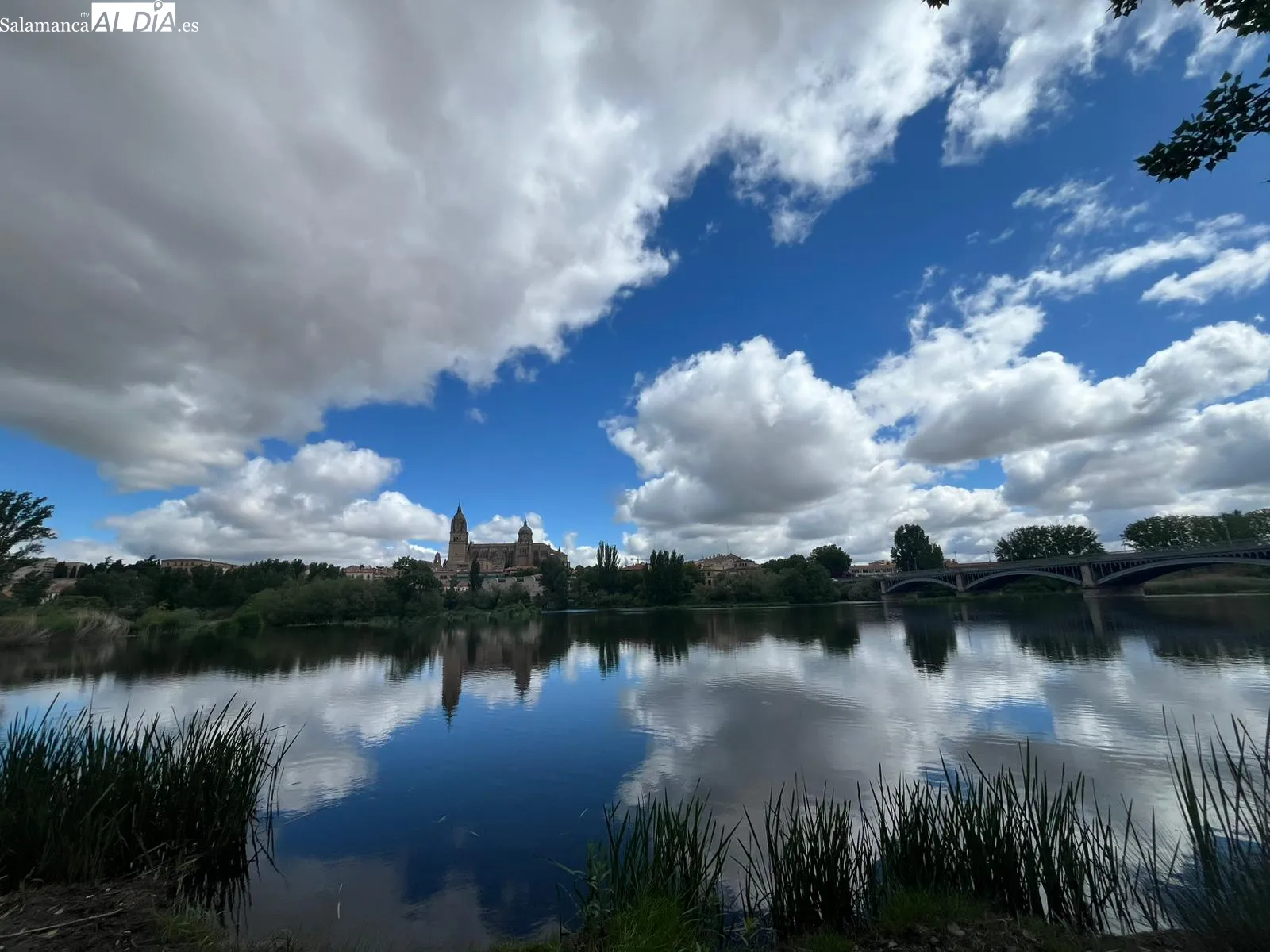 Crecida del río Tormes en Salamanca por las lluvias