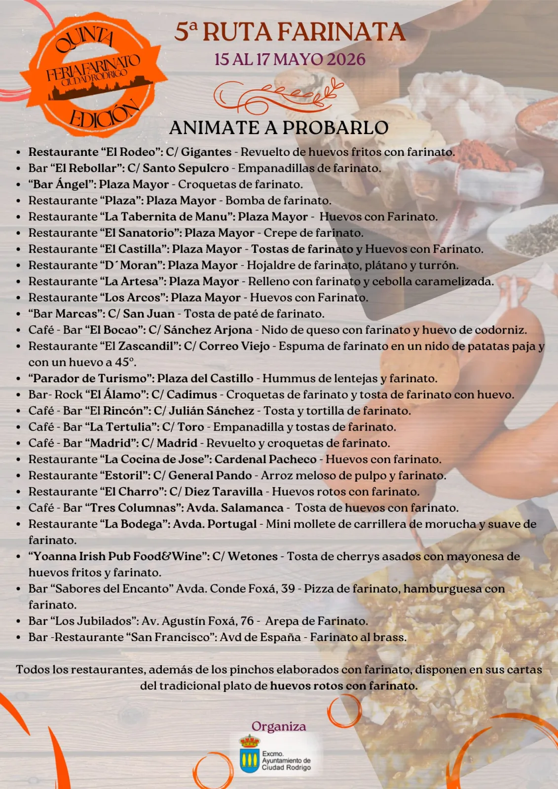 Foto 5 - La V Feria del Farinato y la Feria de Mayo llegan con degustaciones, exposiciones y m&uacute;sica