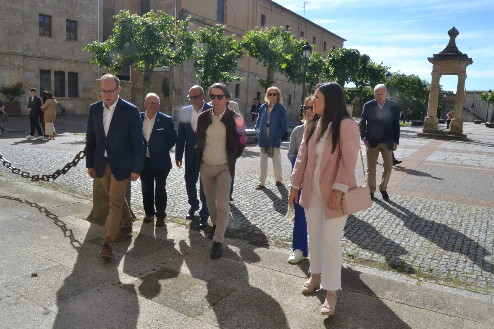 Visita de Aznar 