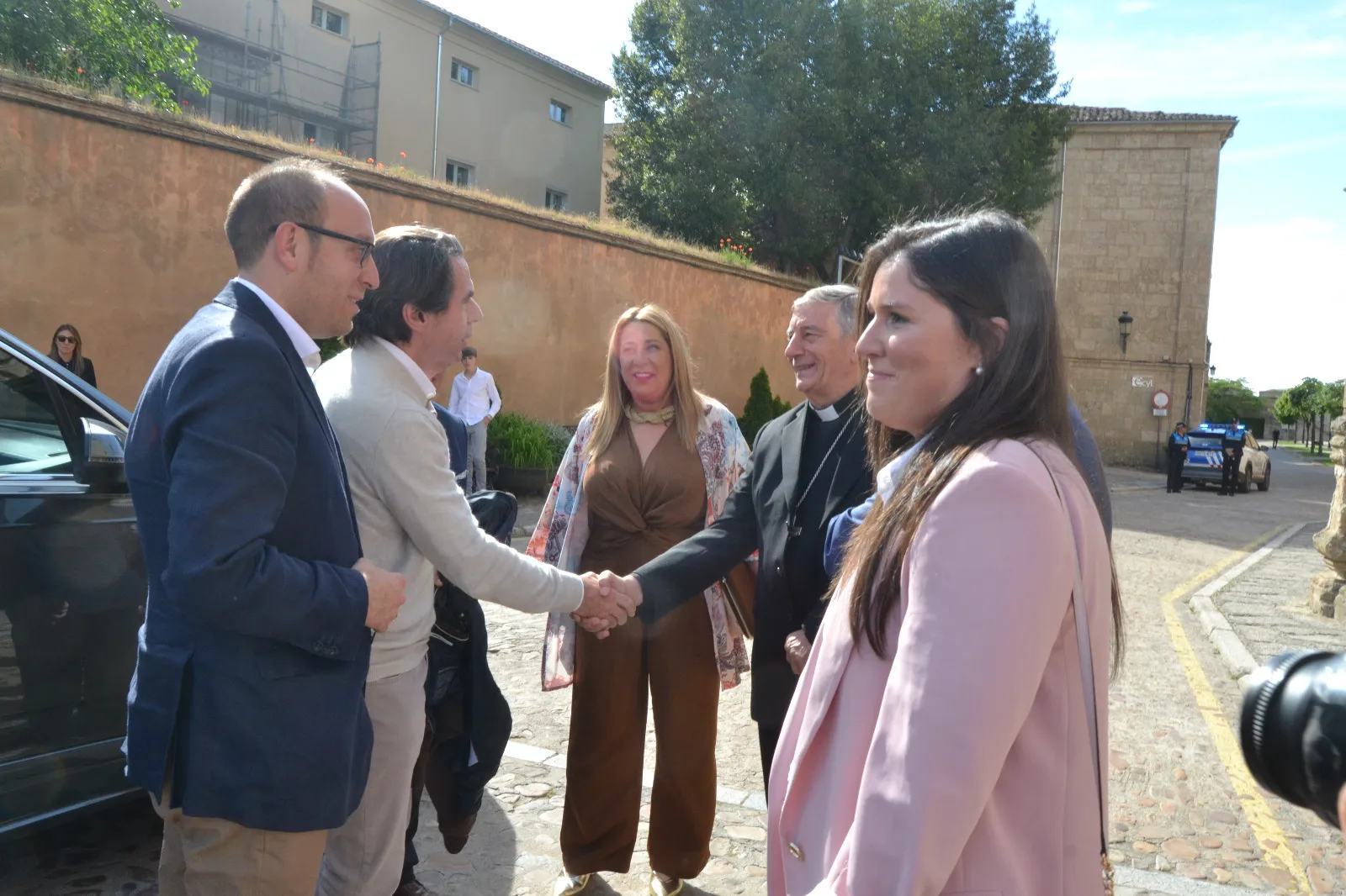 Visita de Aznar 