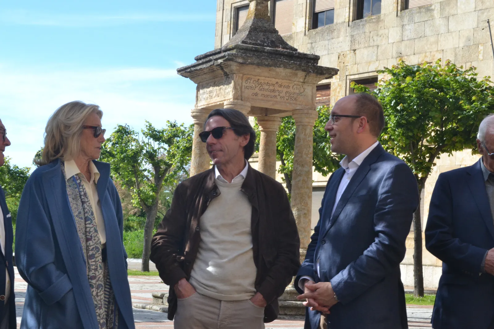 Visita de Aznar 