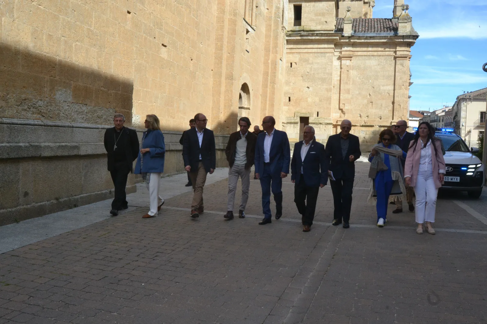 Visita de Aznar 
