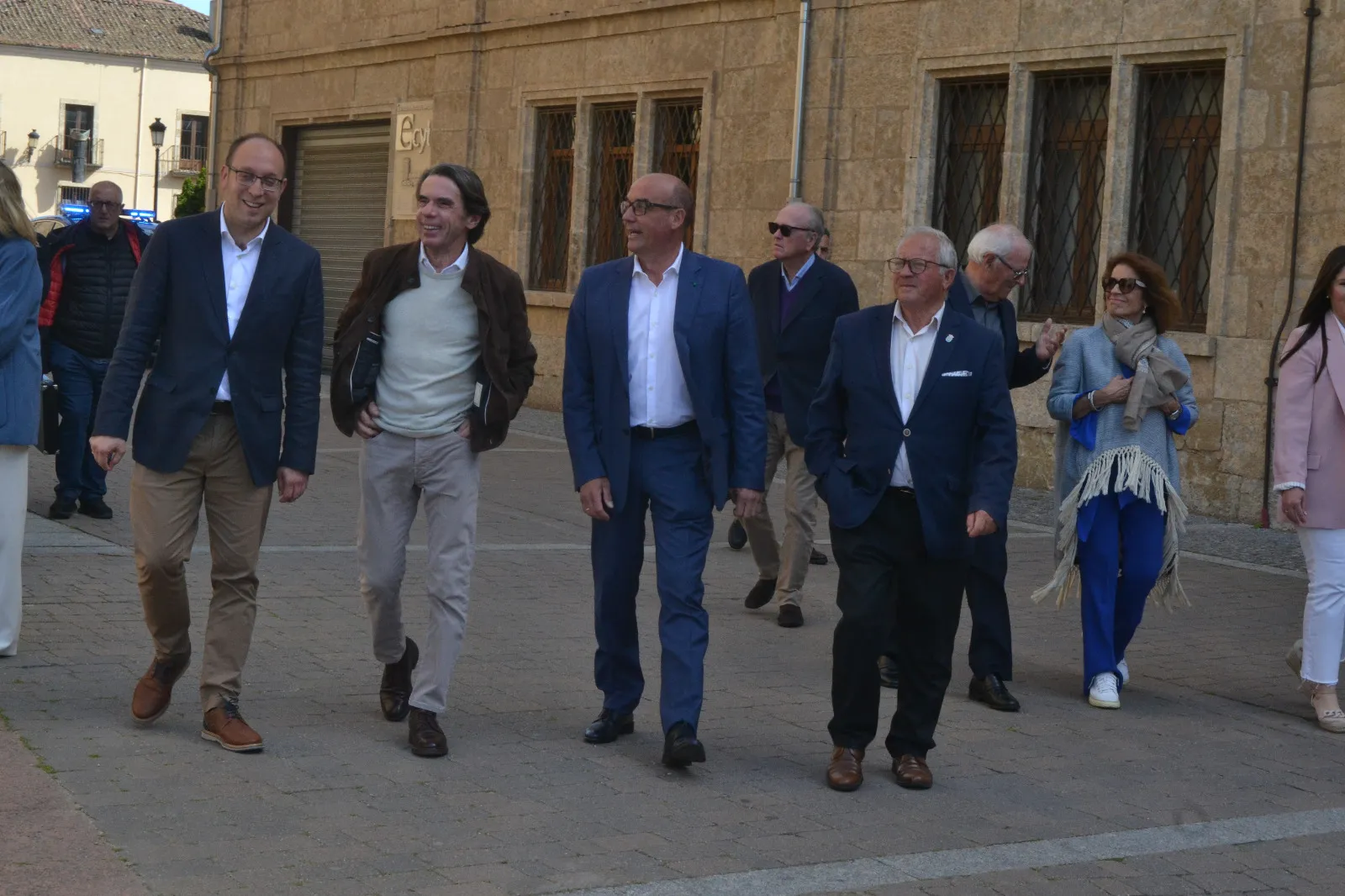 Visita de Aznar 