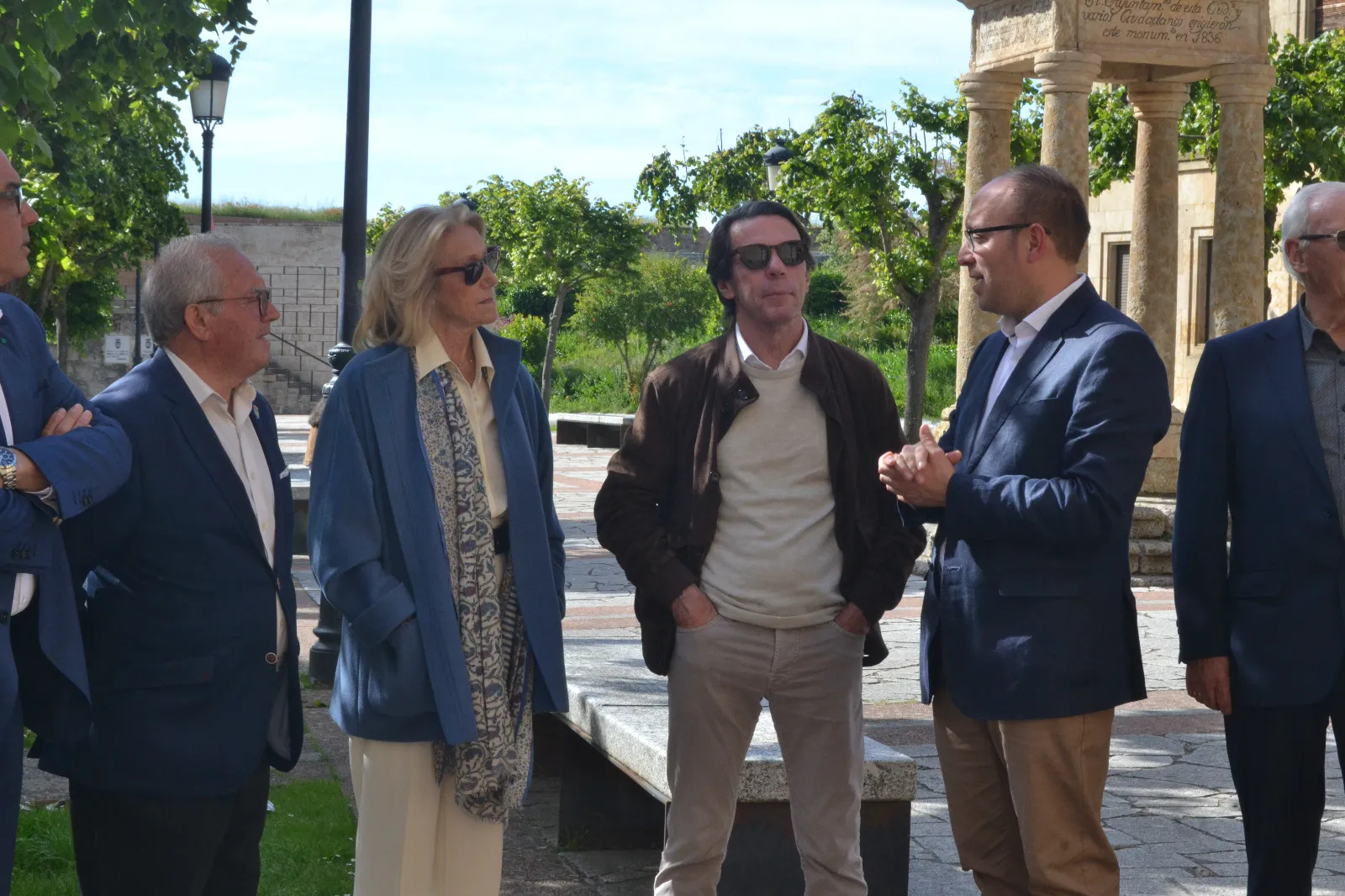 Visita de Aznar 