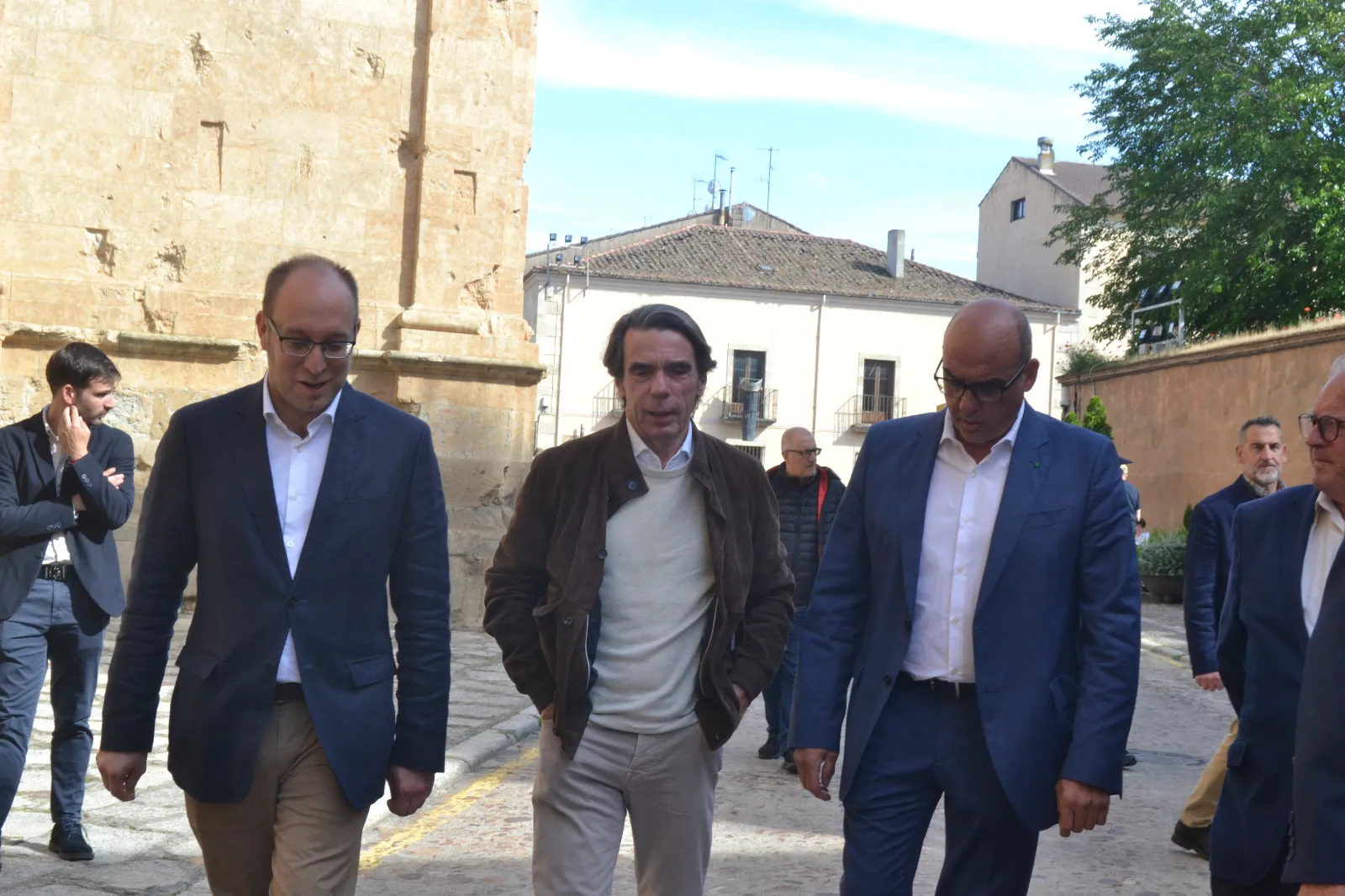 Visita de Aznar 