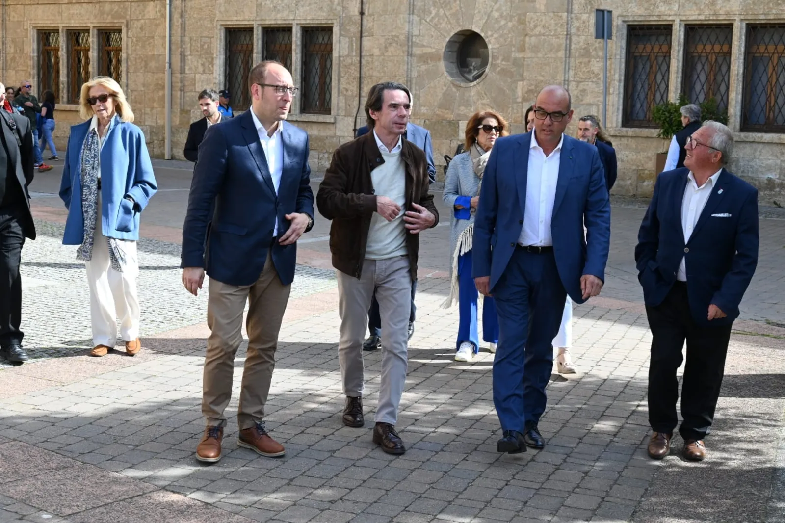 Visita de Aznar 