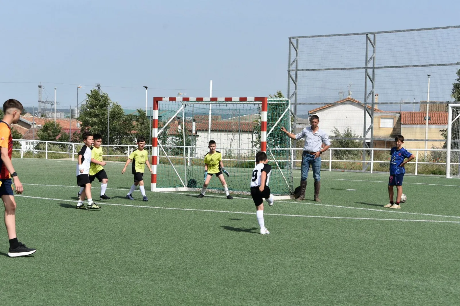 Los pequeños de la cantera el Ciudad Rodrigo Club de Fútbol