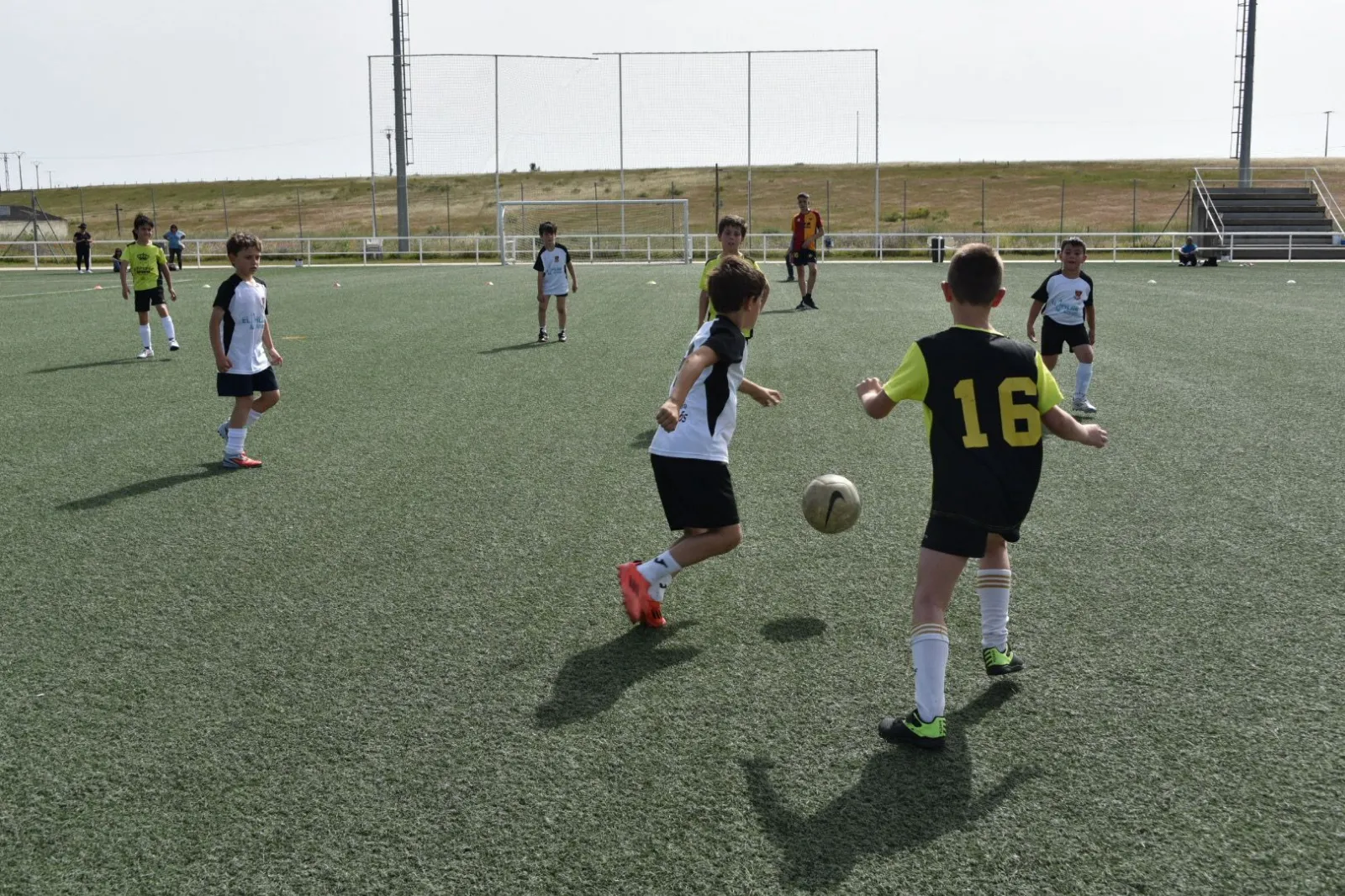 Los pequeños de la cantera el Ciudad Rodrigo Club de Fútbol