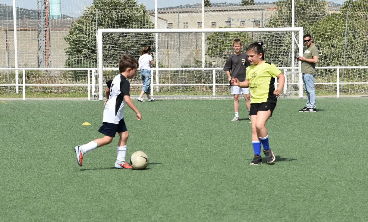Los pequeños de la cantera el Ciudad Rodrigo Club de Fútbol