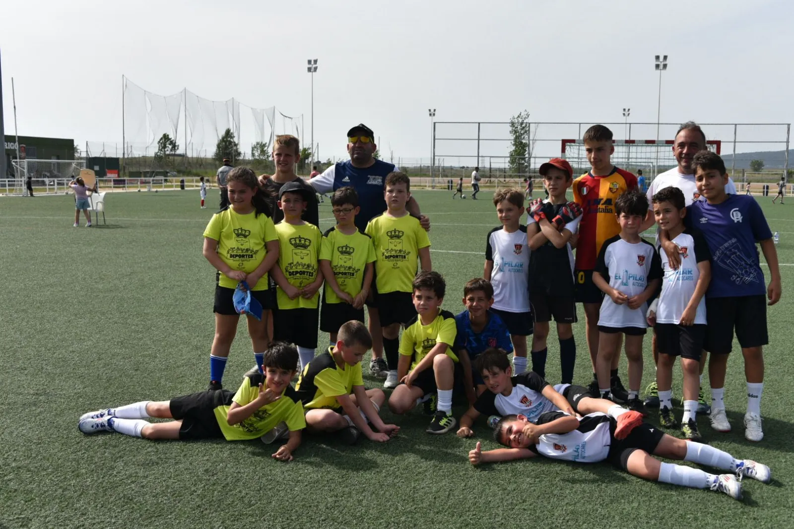 Los pequeños de la cantera el Ciudad Rodrigo Club de Fútbol