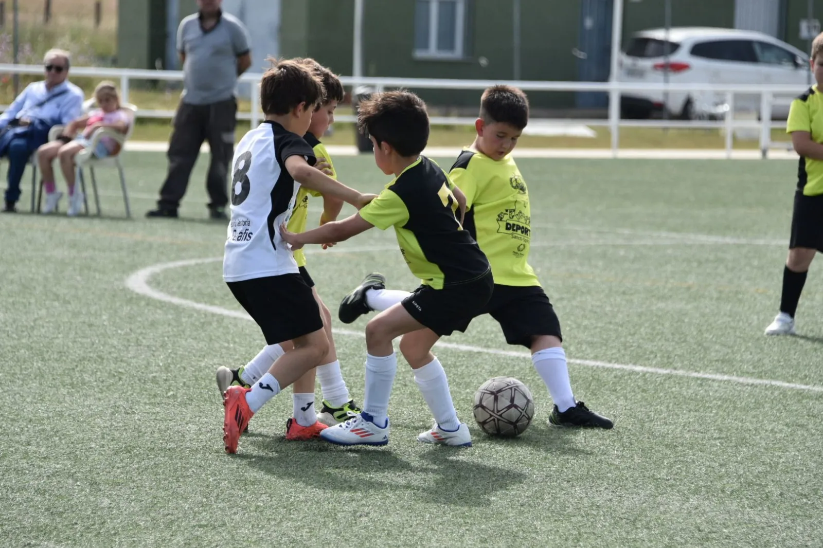 Los pequeños de la cantera el Ciudad Rodrigo Club de Fútbol